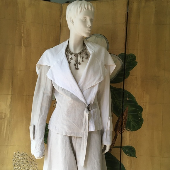 Ivan Grundahl Copenhagen designer Linen jacket 38 - Picture 1 of 16